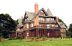 East side of Mansion in 1997