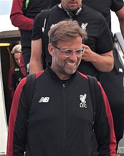 Klopp led Liverpool to consecutive UEFA Champions League finals in 2018 and 2019, winning the latter against Tottenham Hotspur.