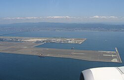 Second phase of Kansai International Airport under construction