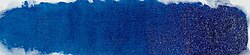 A sample of Prussian blue, a counterfeit blue
