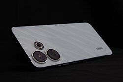 Backview of Redmi 13 (Ocean Blue)