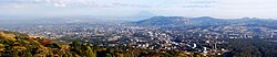 View of San Salvador City from San Salvador volcano's highest point
