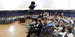 Interior in 2015, showing the old Spitz projector