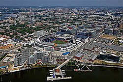 Nationals Park and the Navy Yard neighborhood