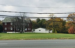 Homes along the side of U.S. Route 130 in South Brunswick