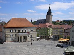 View over the marketplace