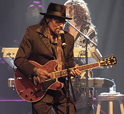 Chuck Brown performing go-go music