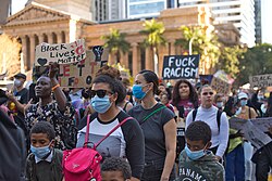 Protest in Brisbane, June 6, 2020