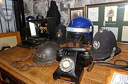 Exhibits in Coventry Police Museum