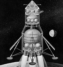 An early Apollo configuration for Direct Ascent and Earth Orbit Rendezvous, 1961