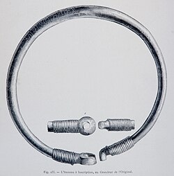 Ring of Pietroassa (c. 250–400 AD) by Henri Trenk, 1875