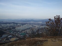 View of Daegu Suseong District, and the Gosan area