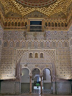 The Salón de Embajadores in the Alcázar of Seville
