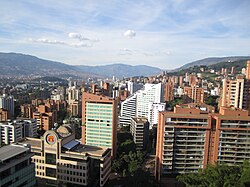 El Poblado, a wealthy district located in the southern part of the city, is one of Colombia's most important urban and economic centers