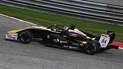 Simonazzi racing in the 2022 Euroformula Open at the Red Bull Ring.