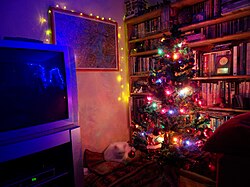 New year's decorations in a Turkish home