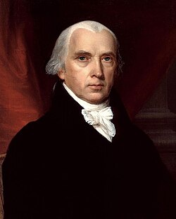 James Madison, the incumbent president in 1816, whose second term expired on March 4, 1817