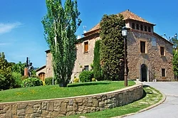 Main façade of old La Masia, the Barcelona youth academy