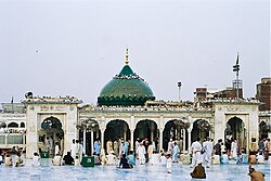 The Data Darbar shrine was built to commemorate saint Ali Hujwiri, who lived in the city during 11th century.