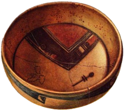 Dragonfly symbol on a Hopi bowl from Sikyátki, Arizona