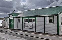 The Penguin News office on Ross Road, Stanley also houses the Falkland Islands General Employees Union