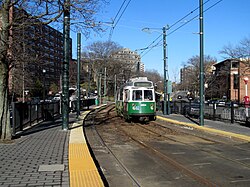 Accessible platforms at Washington Square