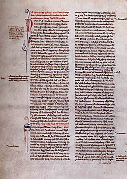 Gerard of Cremona's Latin translation of Kitab ihsa' al-'ulum ("Enumeration of the Sciences")[E]
