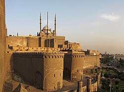 The Citadel of Cairo was begun by Saladin towards 1176 to serve as Egypt's center of power.[86] Later structures were added to it over the centuries.