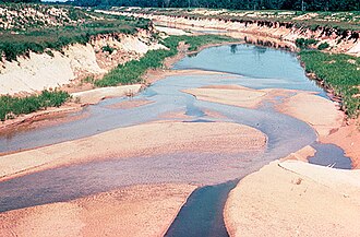 Siltation of a waterway