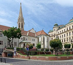 Franciscan Church and Monastery with the tall gothic tower was built in the late 13th century. The oldest building in Bratislava.