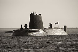 HMS Astute, the first Astute-class nuclear submarine