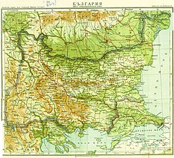 The largest territorial extent of the Kingdom of Bulgaria during World War I (including occupied territories)