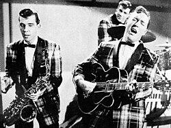 Bill Haley and His Comets during a TV appearance