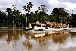 River taxi in Peru