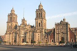 Catholic cathedral in Mexico City