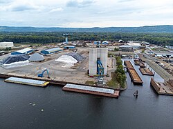 Cargill dock in La Crosse, Wisconsin