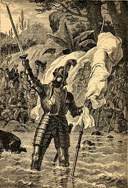Vasco Núñez de Balboa, a recognized and popular figure of Panamanian history