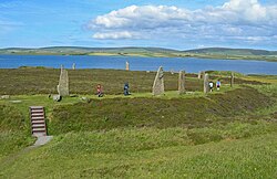 The Ring of Brodgar stone circle, Orkney, Scotland, c. 2500 BC