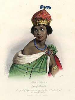 Queen Nzinga of Ndongo and Matamba was the reigning ngola of her state.
