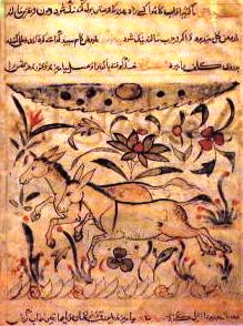 Page from the medieval Arabic translation, Kitāb al-Hayawān by Al-Jahiz