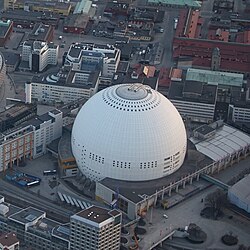 Avicii Arena, representing the Sun in the Sweden Solar System