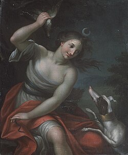 Diana and her hound, c. 1720