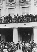 Friedrich Ebert becomes president in Weimar, Germany