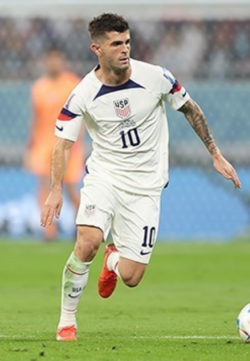 Christian Pulisic at the 2022 World Cup