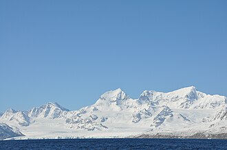 Nordenskjold Glacier, Cumberland Bay, South Georgia.