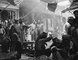A souk (traditional market) in Mosul, 1932