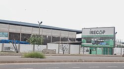 The site where the refuse is being recycled in Ghana