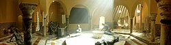 Interior of Hammam al-Basha Turkish bathhouse in Acre