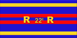 Camp flag of the Royal 22e Régiment