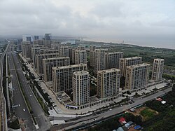A modern xiaoqu in the city of Qingdao